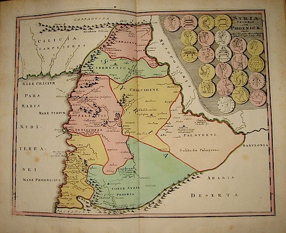 Weigel Christoph Syria propria cum Phoenice studio 1720  Norimberga 